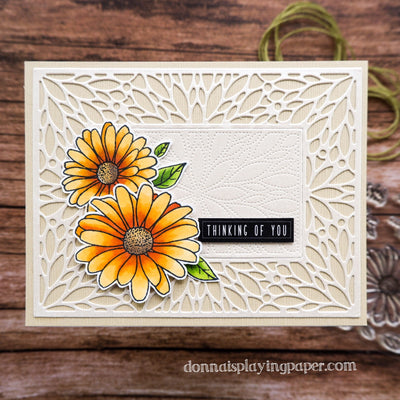 Soft and Elegant Daisy Card - Donna Lewis