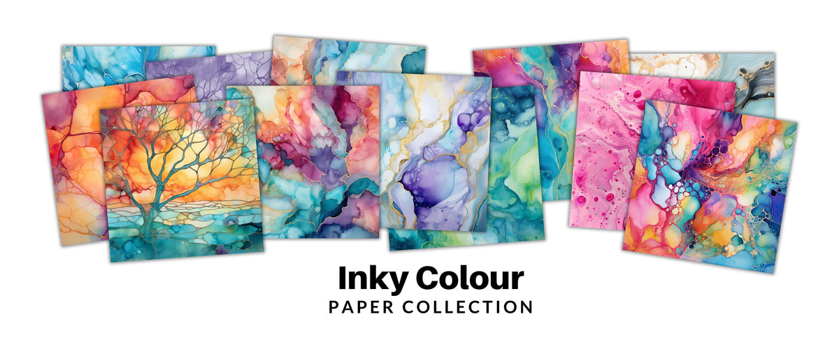 Background Paper Inky Inky Colour – Paper Rose Studio