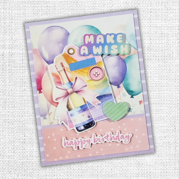 Birthday Fun 6x8" Quick Cards Die Cuts 34755