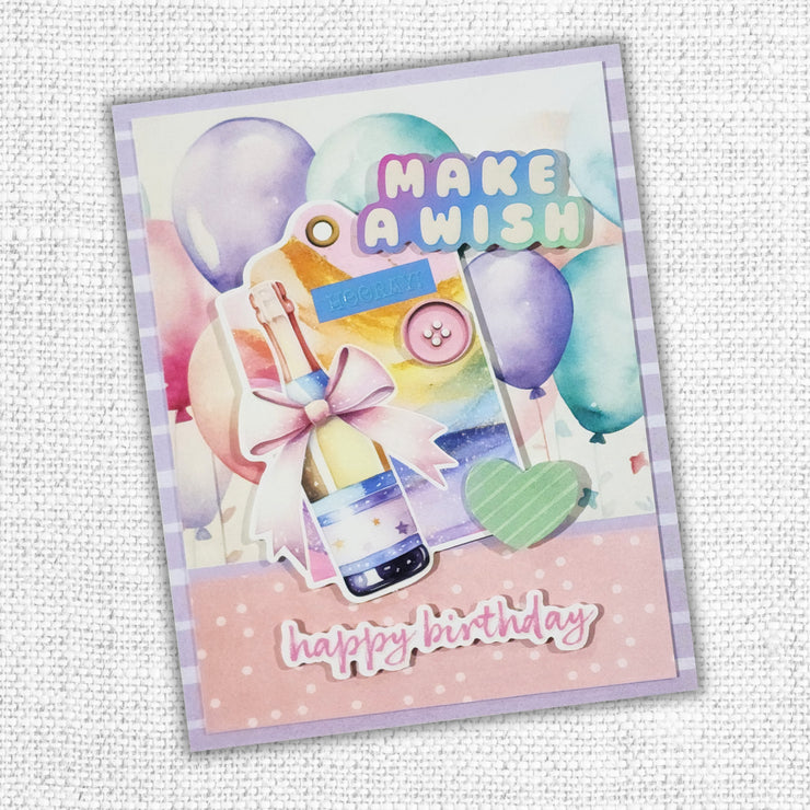 Birthday Fun 6x8" Quick Cards Die Cuts 34755