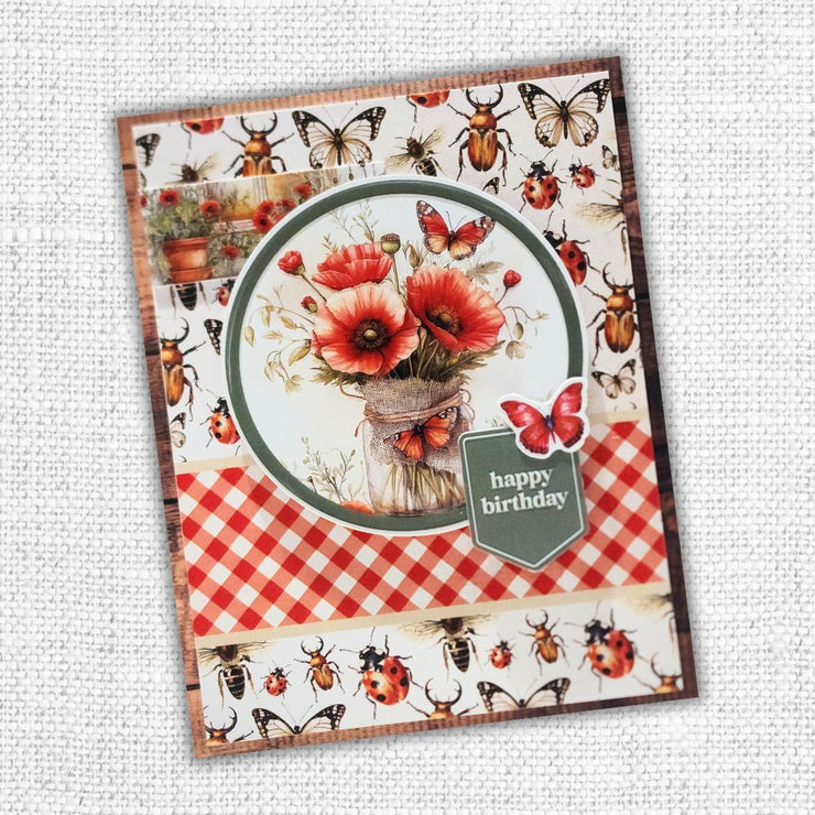 Poppy Garden 6x8" Quick Cards Collection 34671