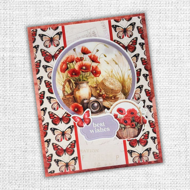 Poppy Garden 6x8" Quick Cards Collection 34671