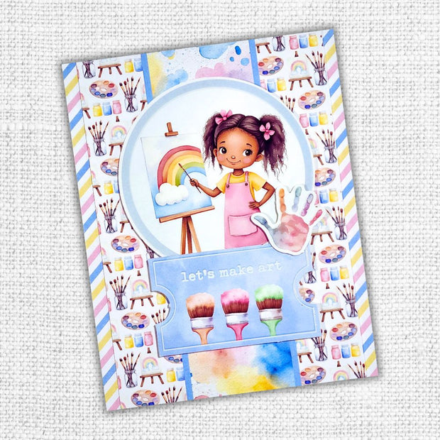 Little Artists Patterns  6x6 Paper Collection 35026