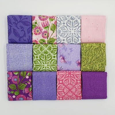 Sweet Pea and Lily - Robin Pickens Moda Fat Quarter Pack 12pc (Style C) - Paper Rose Studio