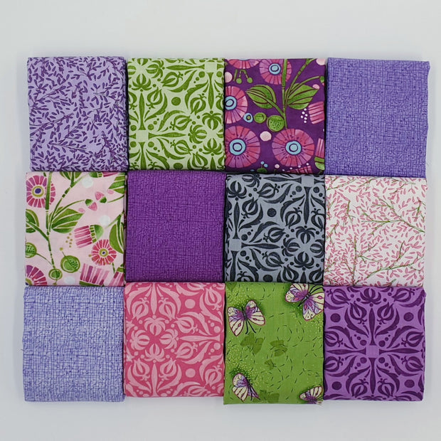 Sweet Pea and Lily - Robin Pickens Moda Fat Quarter Pack 12pc (Style A) - Paper Rose Studio