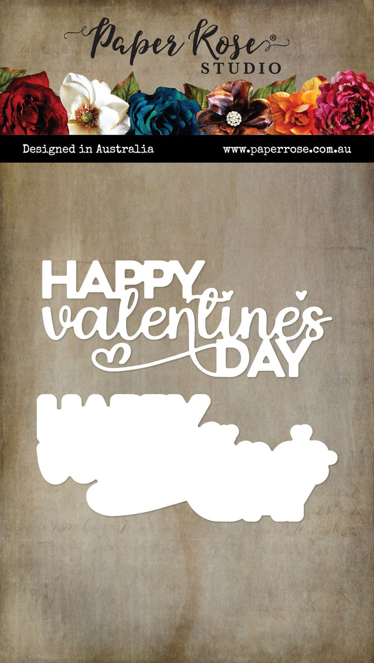 Happy Valentine's Day Metal Cutting Die 31581 - Paper Rose Studio