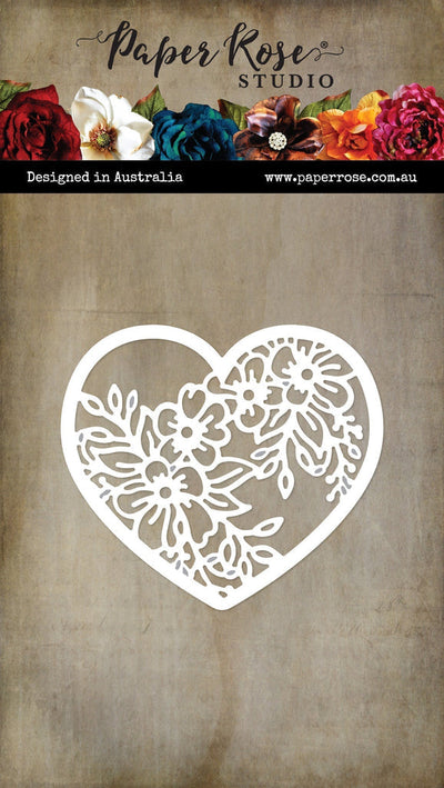 Wedding Blooms Heart Metal Cutting Die 31599 - Paper Rose Studio