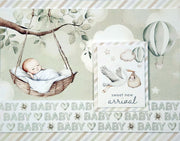 Papercuts Cardmaking Kit - Boho Baby 35095 - Includes 4x6" Clear Stamp & Die Set