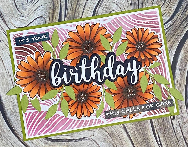 Birthday Layered Metal Cutting Die 18297 - Paper Rose Studio