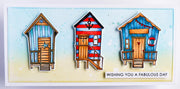 Beach Hut 3 Clear Stamp 23788 - Paper Rose Studio