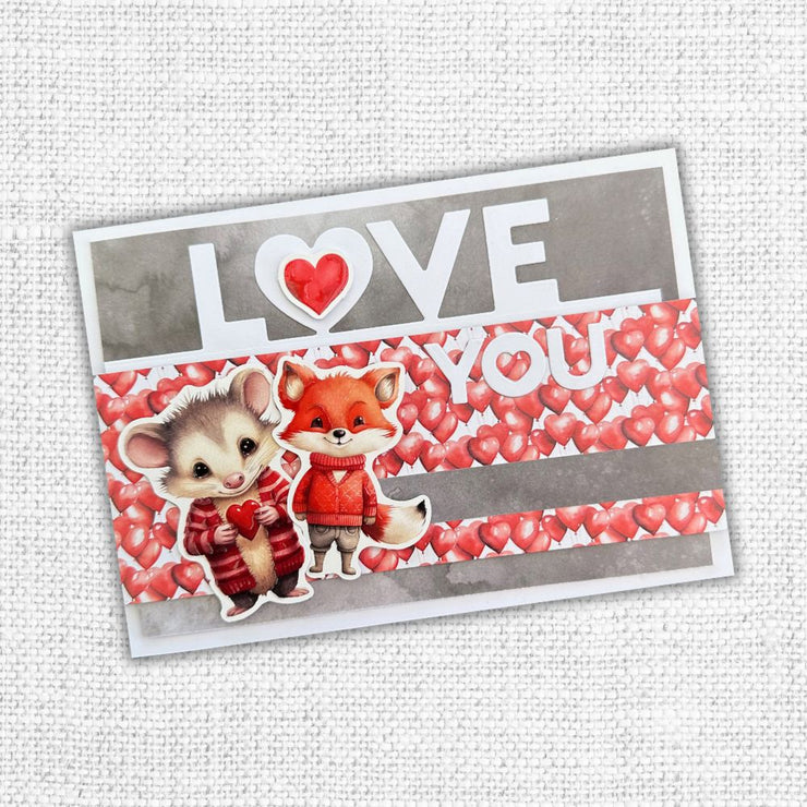 Love You Border Metal Cutting Die 31578 - Paper Rose Studio