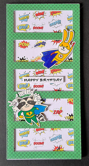 Super Hero Fun 4x6" Clear Stamp Set 18054