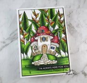 Mushroom House 1 Stamp Set 24616 - Paper Rose Studio