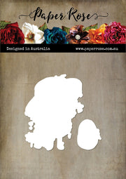 Flowers for Teddy Metal Die 30316 - Paper Rose Studio