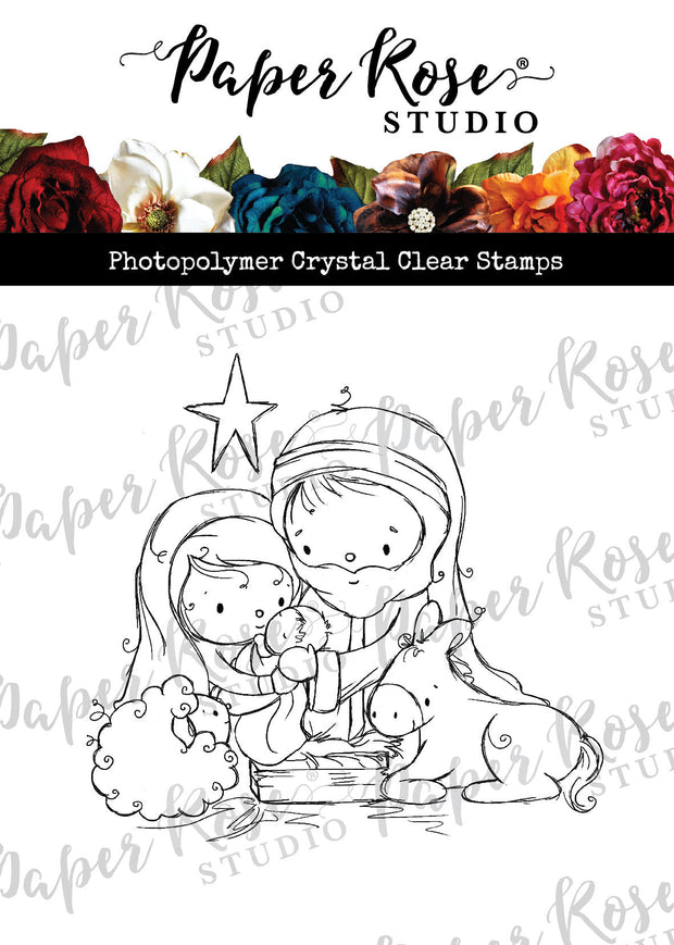 Nativity Christmas CLEAR STAMP & METAL DIE SET 30691 - Paper Rose Studio
