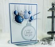 Stitched Christmas Ornaments Metal Cutting Die 16599 - Paper Rose Studio