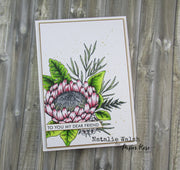 Protea Bouquet Clear Stamp 28234 - Paper Rose Studio
