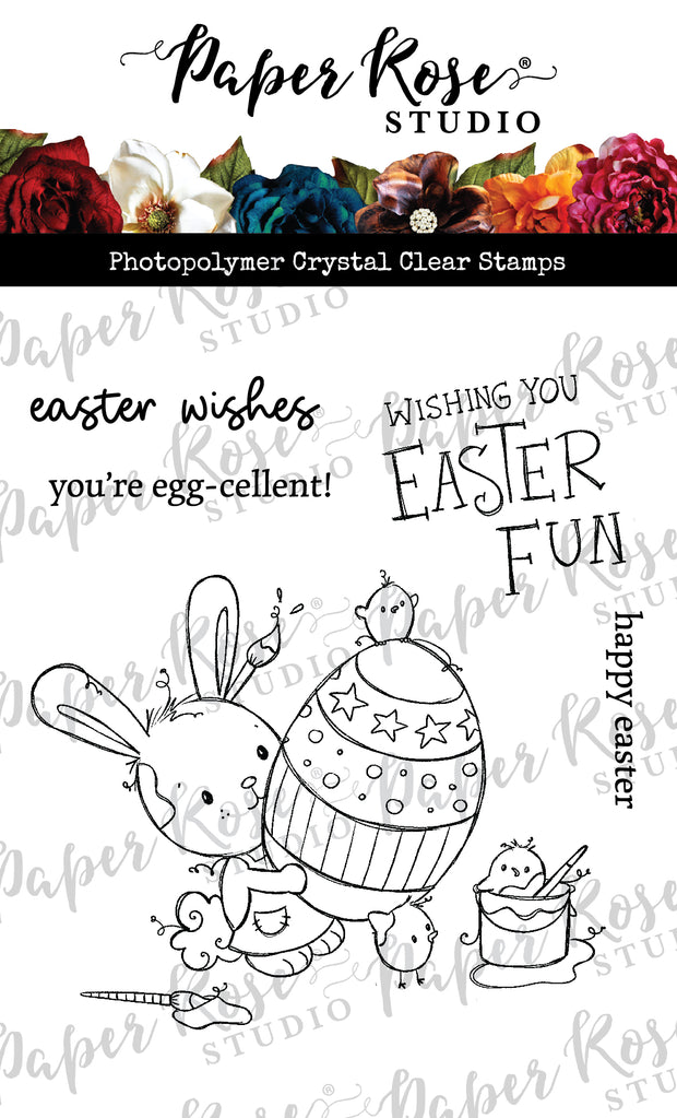 Bunny's Easter Egg Clear Stamp 32115 - Paper Rose Studio