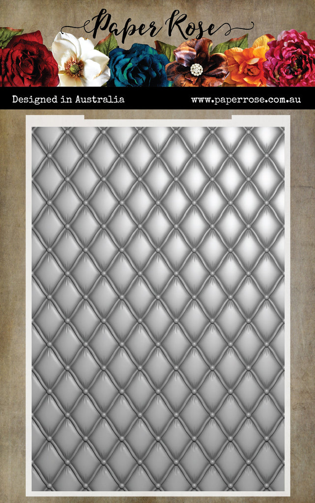 Paper Rose Tufted Elegance 3D embossing folder Paper Rose Tufted Elegance 3D embossing folder