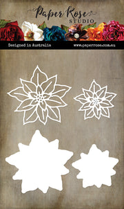 White Christmas Layering Poinsettia Set 1 Metal Cutting Die 32574 - Paper Rose Studio