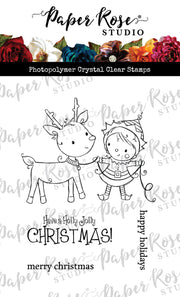 Holly Jolly Elf Clear Stamp 32664 - Paper Rose Studio