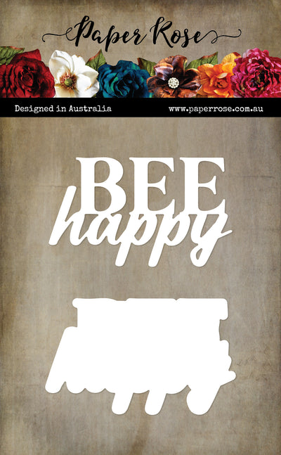 Bee Happy Layered Metal Dies 33936 - Paper Rose Studio
