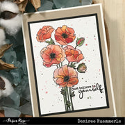 Modern Poppies Clear Stamp Set 20580 - Paper Rose Studio