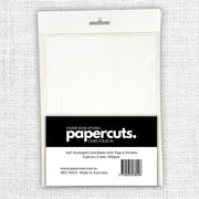 Card Folio #1  - 4x6" Scalloped Card Bases with Tags & Pockets - 6 pieces 34614 - Paper Rose Studio