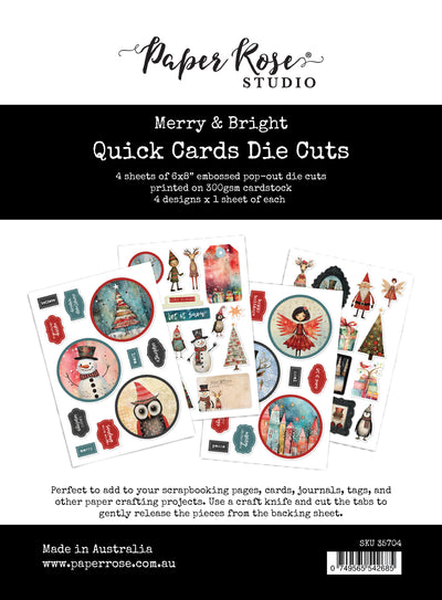 Merry and Bright 6x8" Quick Card Die Cuts 35704
