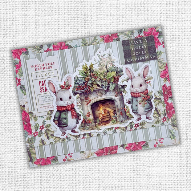 Christmas Holly Cut Aparts Paper Pack 35166