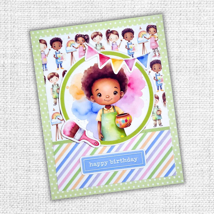 Little Artists Patterns  6x6 Paper Collection 35026