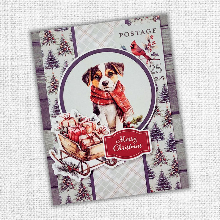 Christmas Tree Farm 6x8" Quick Cards Die Cuts 35247