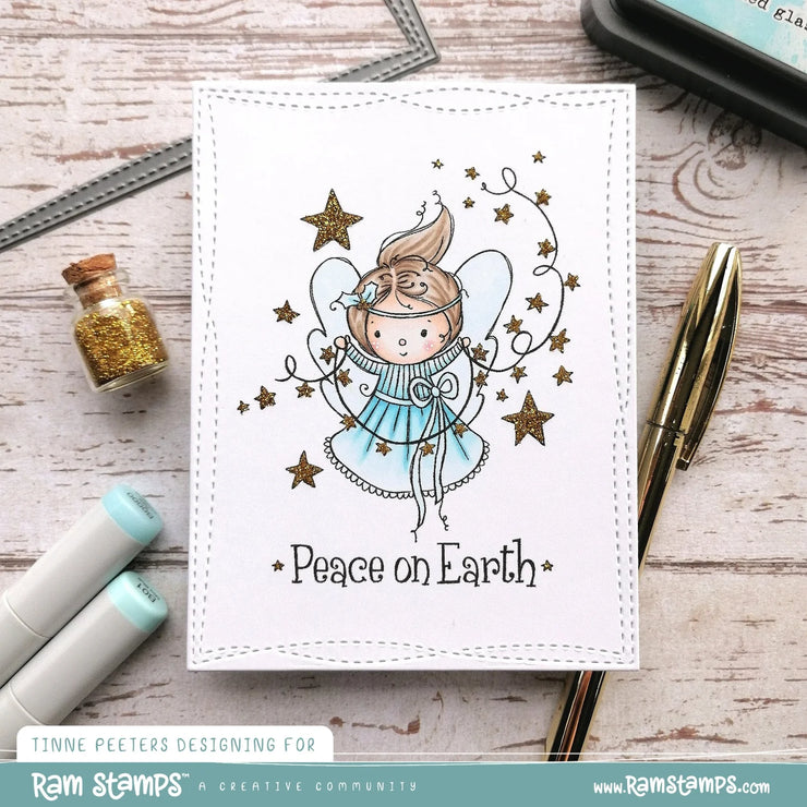 Peace Angel Clear Stamp 32658 - Paper Rose Studio