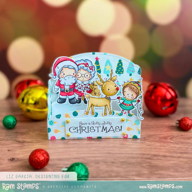 Mr & Mrs Santa Claus Clear Stamp 32661