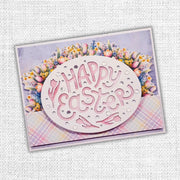 Happy Easter Oval Metal Cutting Die 29659 - Paper Rose Studio