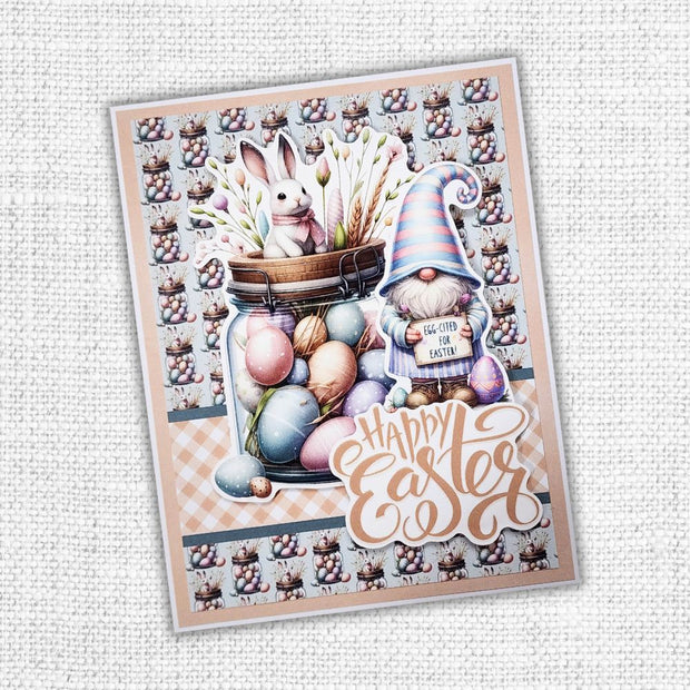 Happy Easter 6x8" Die Cuts & Sentiments 31776