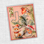 Woodland Christmas Tags Embossed Die Cuts 33036 - Paper Rose Studio