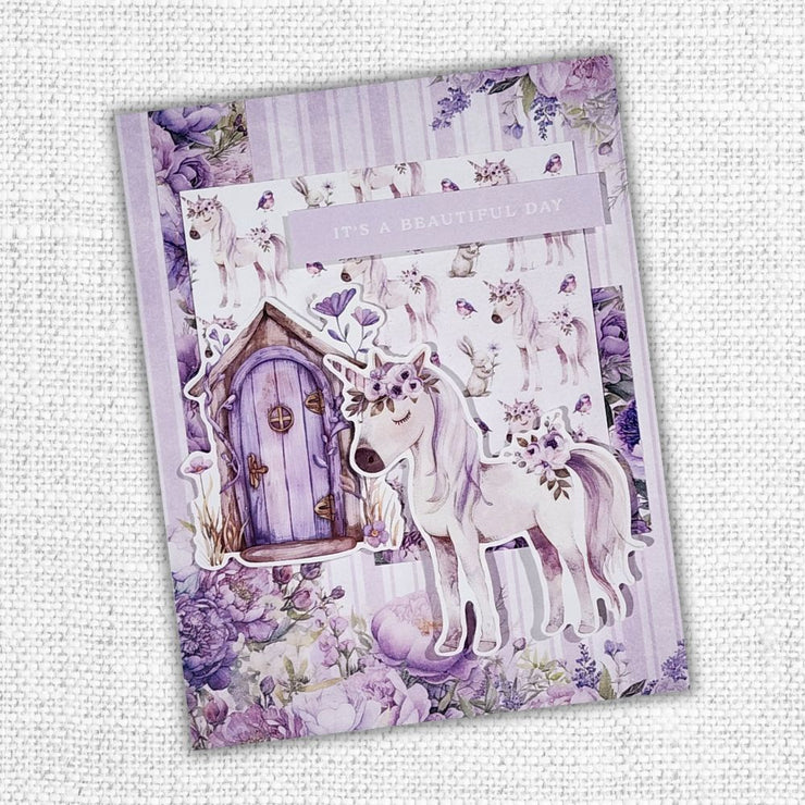 Papercuts Cardmaking Kit - December 2024 Lavender & Fairies 33723 - Paper Rose Studio