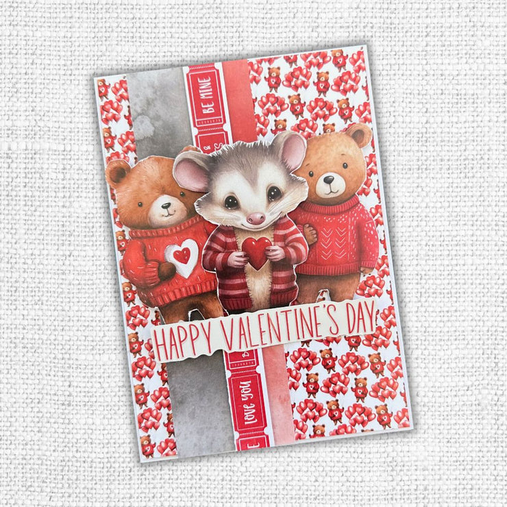 Animal Love Embossed Die Cuts 31629 - Paper Rose Studio