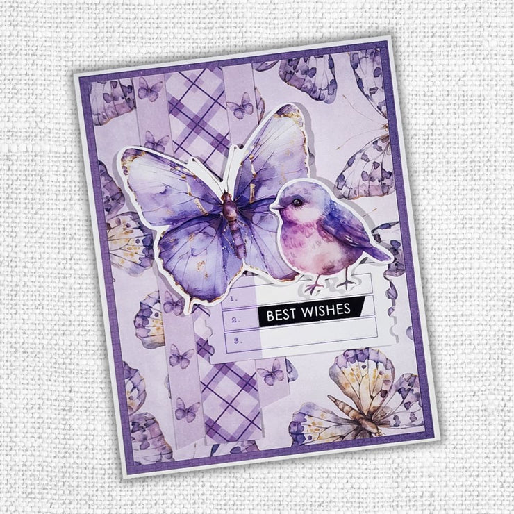 Papercuts Cardmaking Kit - December 2024 Lavender & Fairies 33723 - Paper Rose Studio