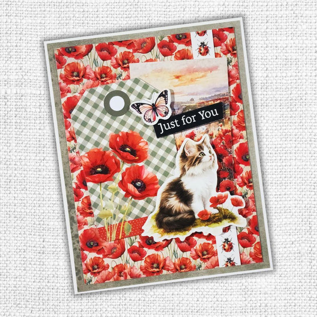 Poppy Garden Embossed Die Cuts 34665