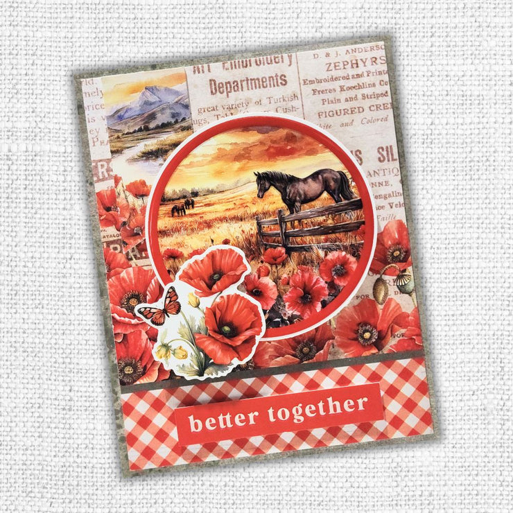 Poppy Garden 6x8" Quick Cards Collection 34671