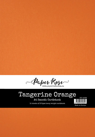 Tangerine Orange Smooth Cardstock A4 12 sheets 32988