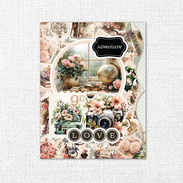 Afternoon in the Park 8.5" x 11" Mini Junk Journal Folio Kit 34989