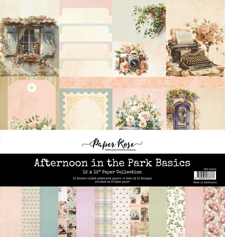 Afternoon in the Park Basics 12x12 Paper Collection 34413