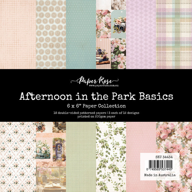 Afternoon in the Park Basics 6x6 Paper Collection 34434