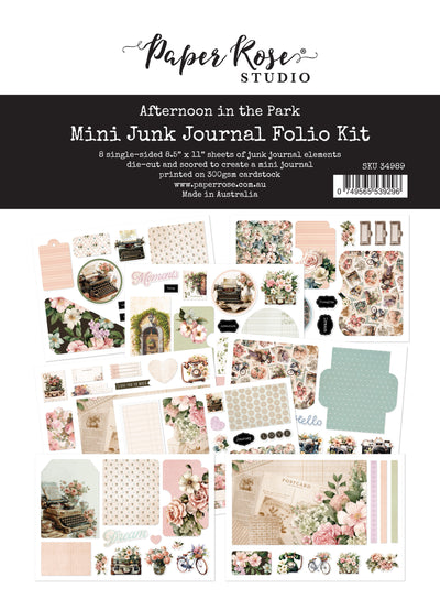 Afternoon in the Park 8.5" x 11" Mini Junk Journal Folio Kit 34989