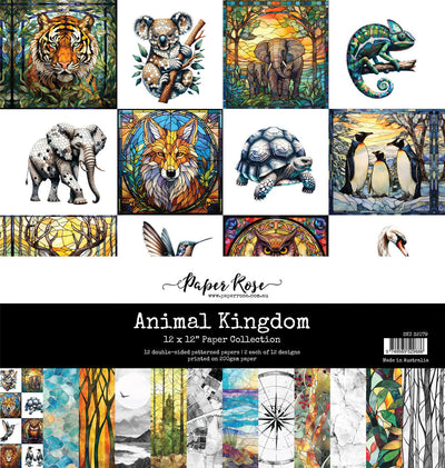 Animal Kingdom 12x12 Paper Collection 32079 - Paper Rose Studio