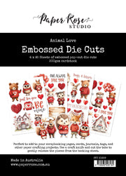 Animal Love Embossed Die Cuts 31629 - Paper Rose Studio