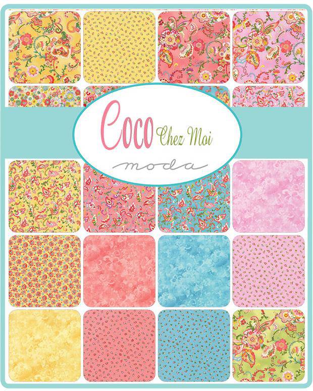 Coco - Chez Moi Fat Quarter Pack 12pc (Style H) - Paper Rose Studio